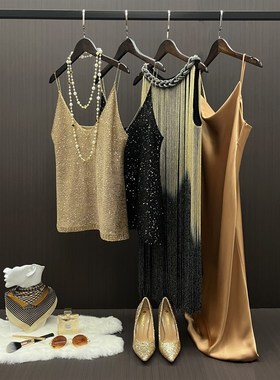 速发华铭奢轻样件房衣帽间装饰品摆板软装卧室衣服连衣裙展厅