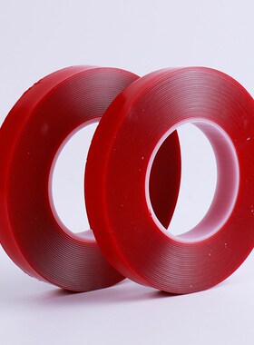 速发强面无痕超薄透明防超车用双面胶带耐高温婚车用水粘亚克力双