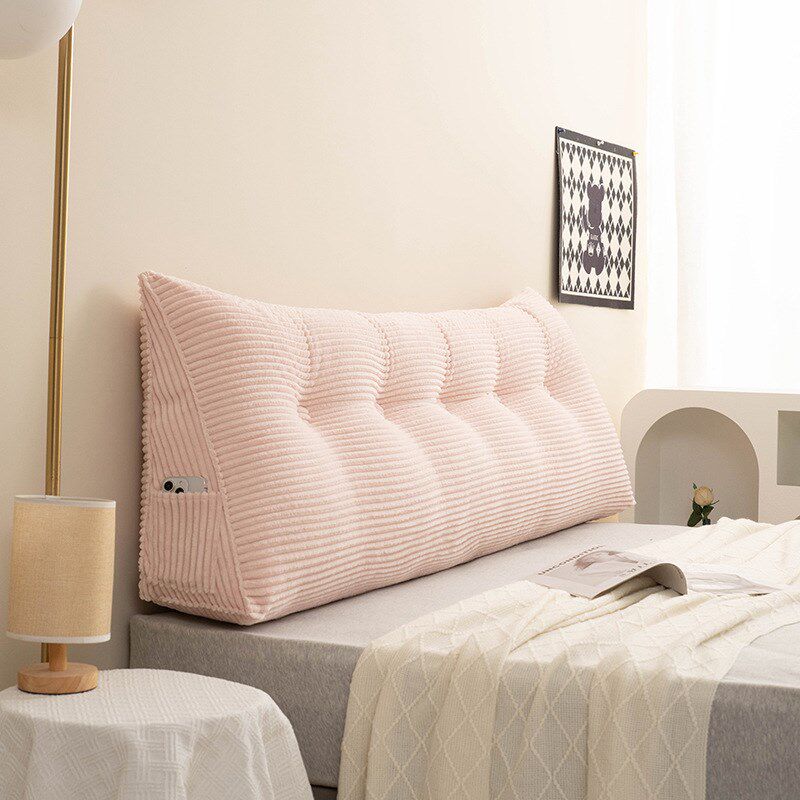 速发床头软包大靠背床角靠枕三上防撞拆垫可靠洗榻榻米双人靠枕