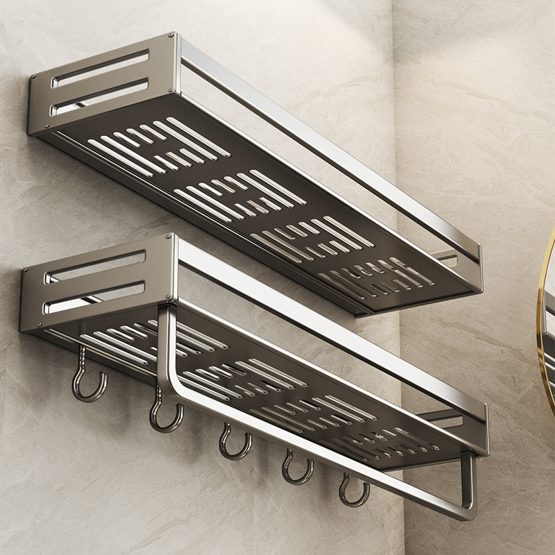 速发上室免打孔壁纳式厕所洗手洗澡间洗漱台墙浴收挂架子