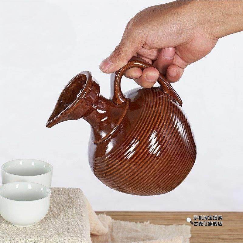 速发t耐高温罐椒油罐带盖陶罐家用油坛土陶油壶装猪油罐子土辣盐