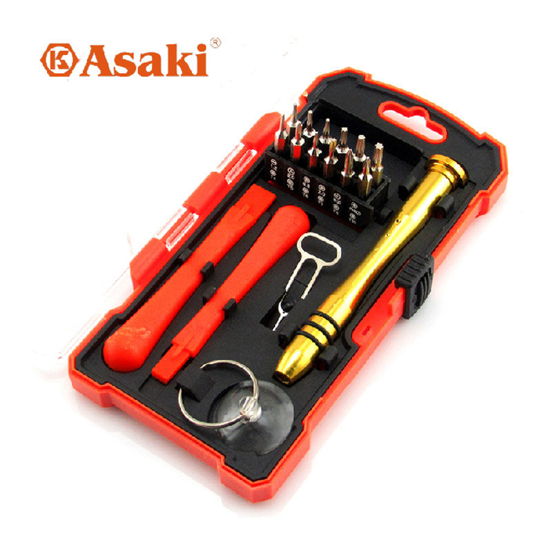 速发iP机批/4S/5拆机工具  17件套装手h维修螺丝4刀