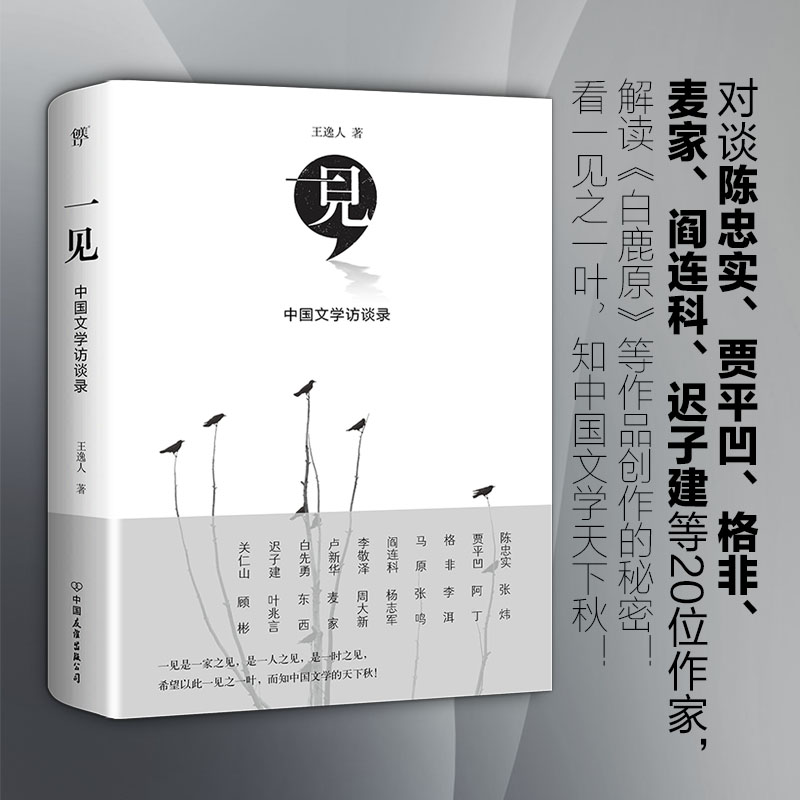 一见：中国文学访谈录陈忠实贾平凹阎连科白先勇迟子建张玮李洱张鸣周大新叶兆言等作家对话访谈录书籍