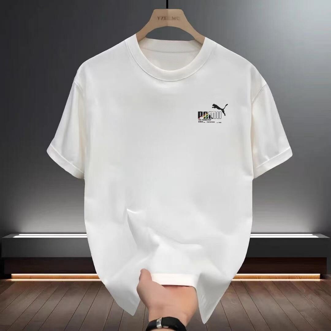 彪͌马͌正͌品͌2026年夏季男女同款运动休闲百搭风印花短袖T恤