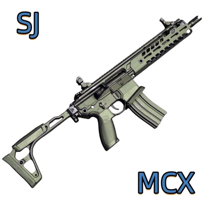 SJ MCX短款电动连发训练玩具科教解压道具模型肥肥钢镚