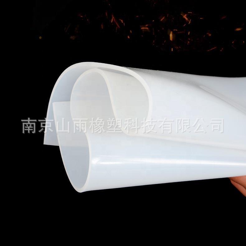 源厂供应按需制作硅胶板硅胶垫片工业橡胶垫白色耐高低温硅橡胶板