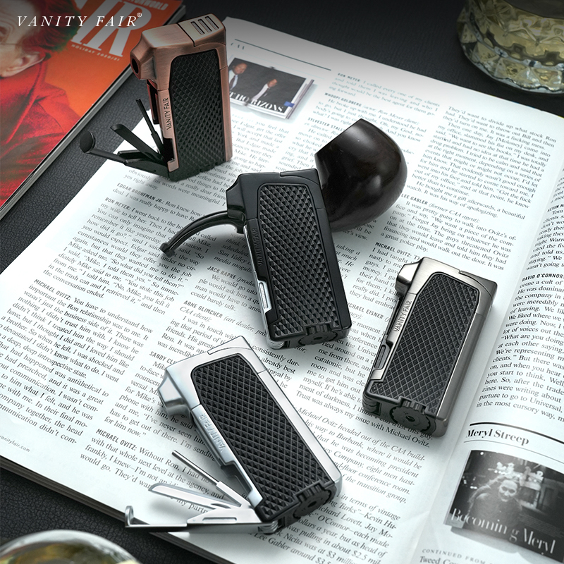 VANITYFAIR金属斜火烟斗打火机