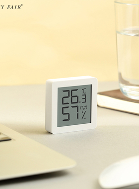 Sensirion瑞士探针 雪茄温湿度计 高精度智能水墨屏米家APP蓝牙版