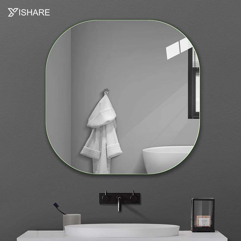 Yishare 卫生间厕所镜子壁挂浴室镜洗漱台化妆镜挂墙无框卫浴镜子