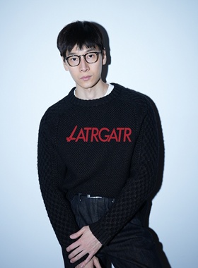 LATRGATR 甲链花纹毛衣 Shetland&charcoal shimmer