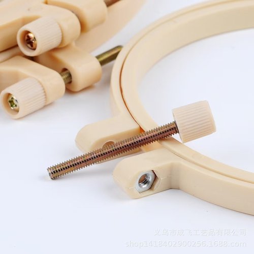 秀diy绣崩刺绣绷子工具绣花棚儿童圆形仿竹绣绷十字绣工具