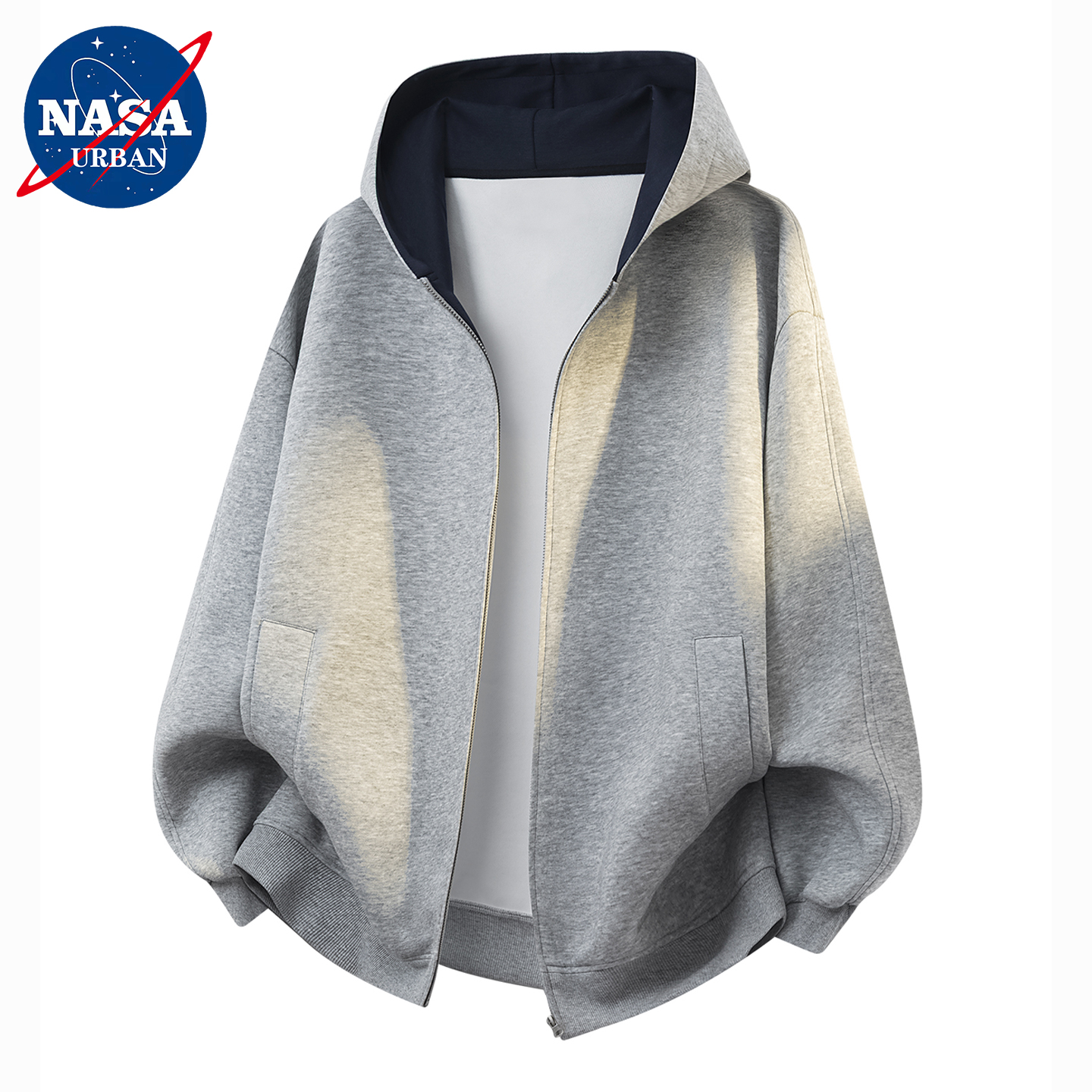NASA连帽外套男卫衣休闲夹克