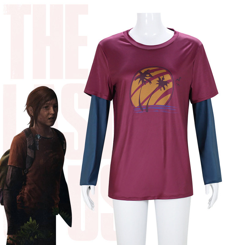 新款美剧最后生还者cospaly女主EllieT恤TheLastofUsSeason