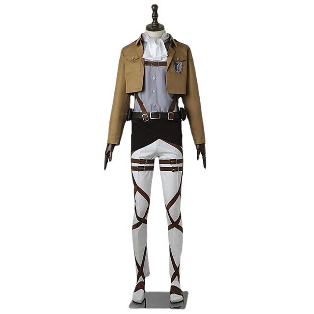 进击的巨人服装利维尔调查兵团训练服装连帽潮流角色扮演