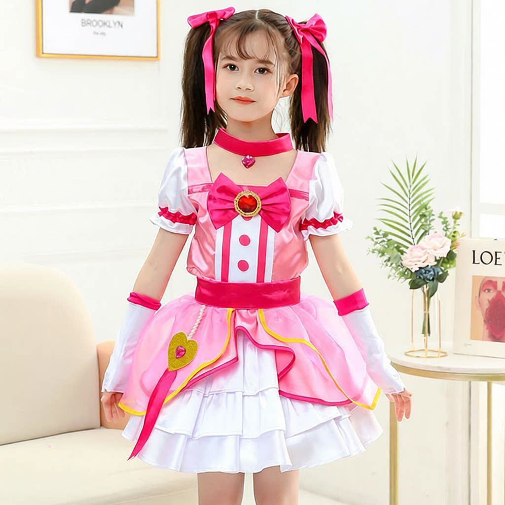 小伶魔法世界2变身裙子欧若拉公主服小玲同款连衣裙儿童cos服装
