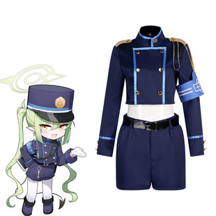 碧蓝档案蔚蓝档案cos服海兰德铁道学院双子cosplay动漫二次元服