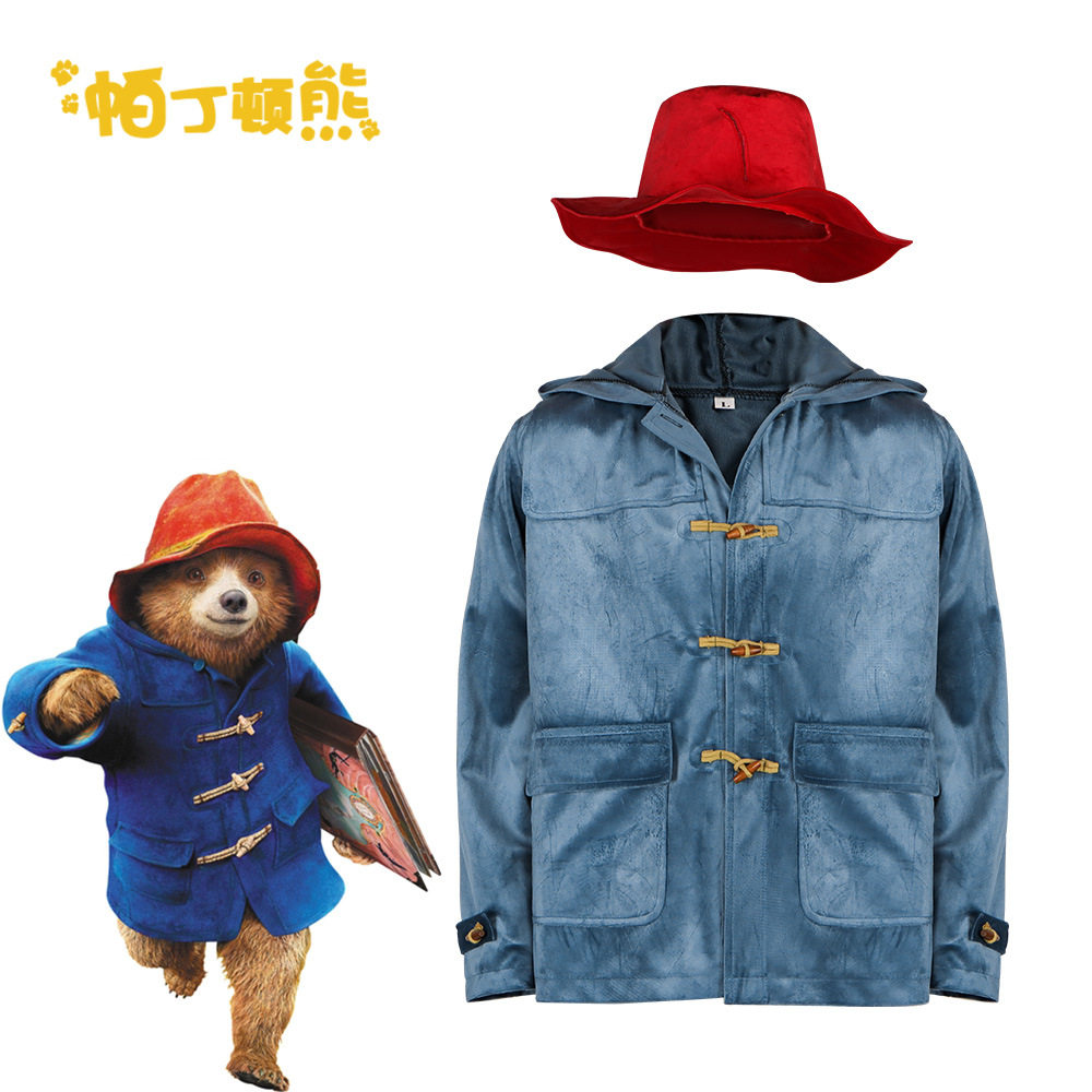 电影影视帕丁顿熊卡通人偶cos服熊演出道具服装行走卡通cosplay服