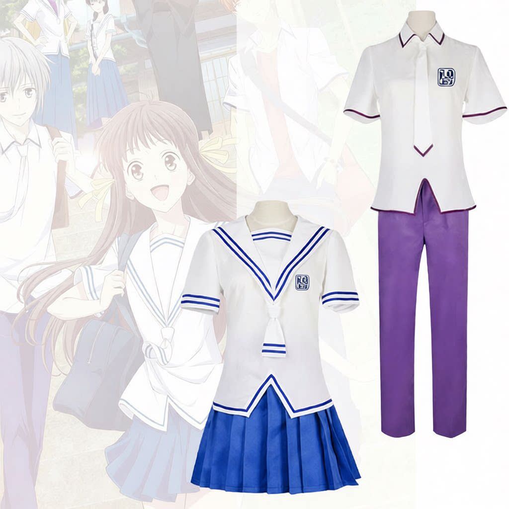 cos水果篮子本田透草摩由希制服cosplay服装水手服夏季制服
