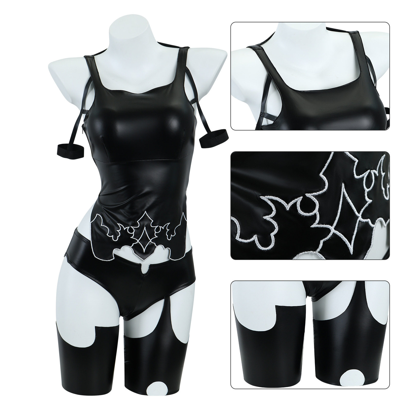 尼尔机械纪元cos服尤尔哈A2cosplay服装性感漆皮二次元动漫服装