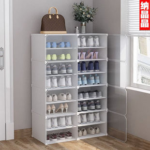 鞋架鞋子收纳柜鞋柜门口进门上档次卧室家用结实耐用多层防尘遮灰