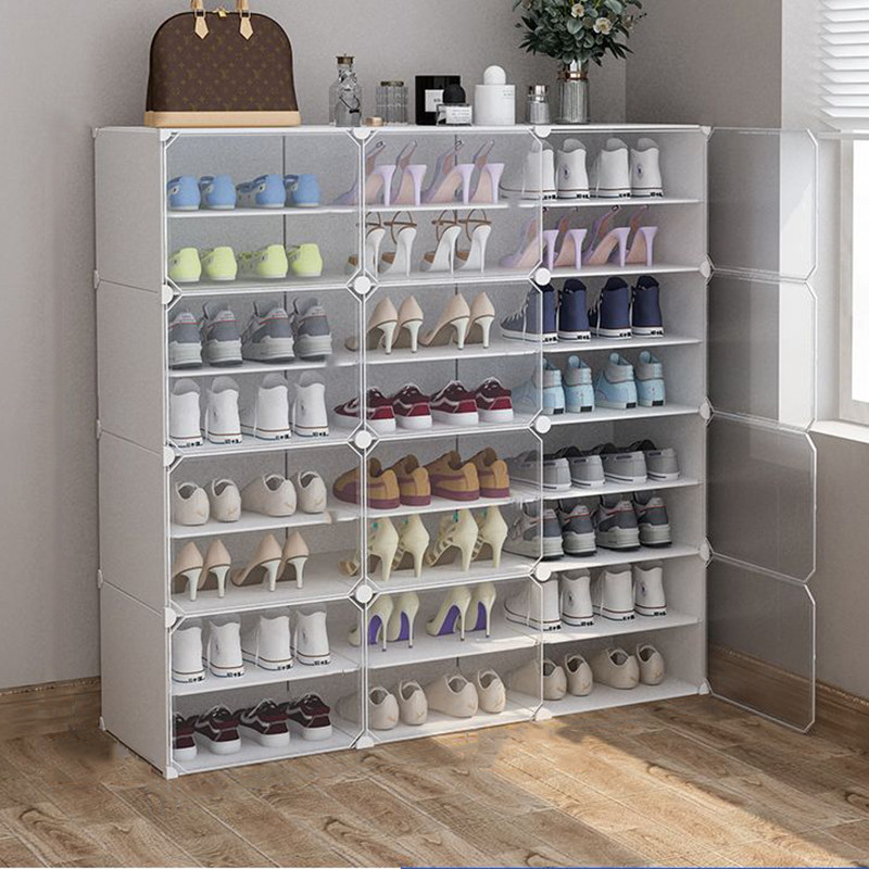 简易鞋柜2023新款爆款家用门口楼道多层鞋子收纳神器阳台塑料鞋架