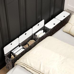 床边缝隙置物架窄收纳盒宿舍夹缝长条柜填充柜床头晚上放衣服神器