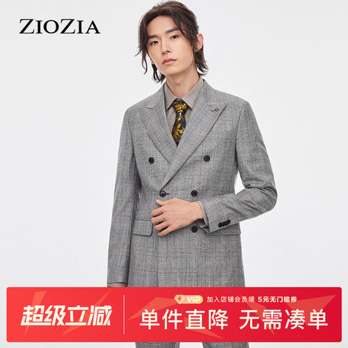 ZIOZIA秋季韩版商务正装礼服绅士正装西服外套ZSB14905C