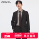 休闲西便服韩版 时尚 休闲青年修身 ZIOZIA男士 正装 外套ZKG14901T