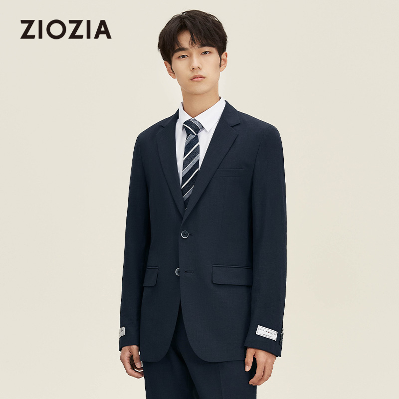 ZIOZIA商务休闲修身单排扣西装