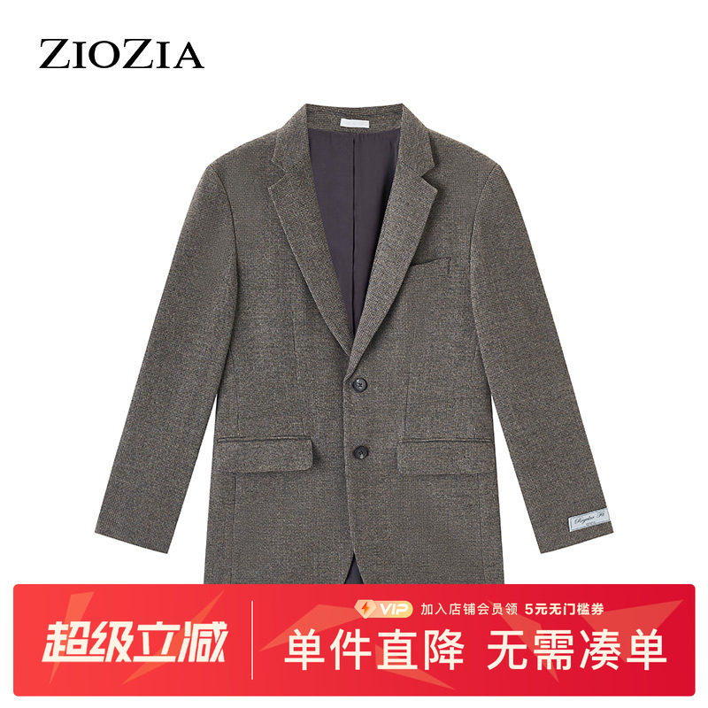 ZIOZIA秋季男士西服外套韩版青年休闲时尚西便服ZKG14902M