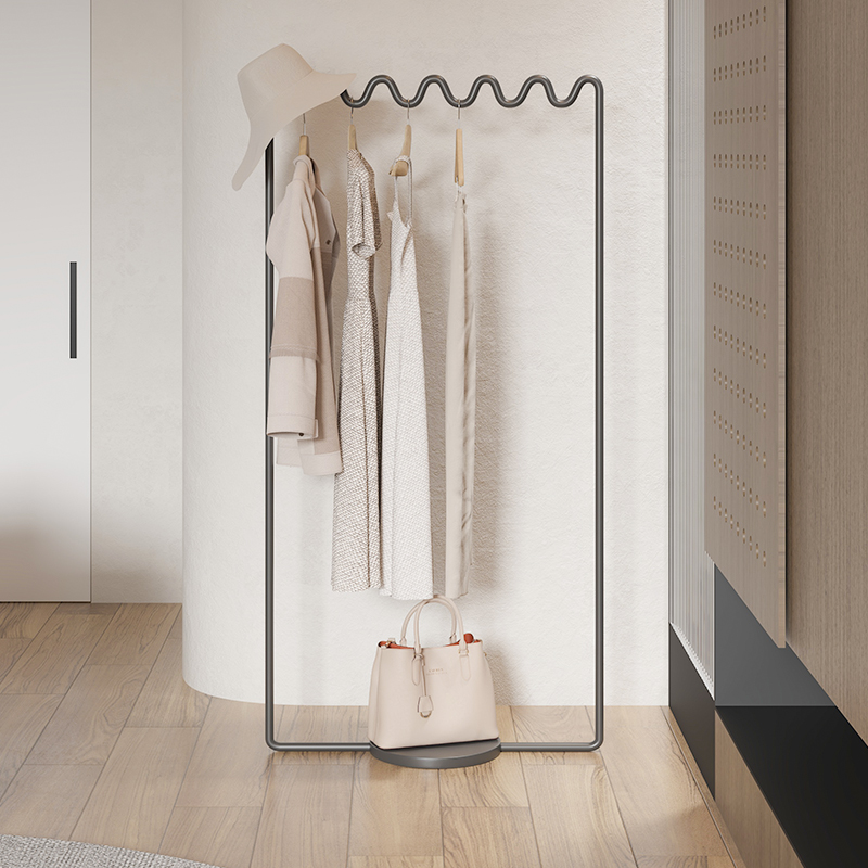 顾得家具5款配色波浪衣帽架