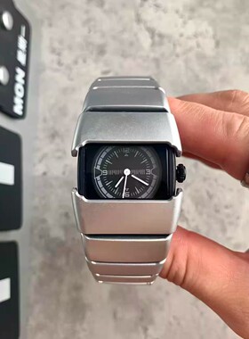 方形手表男女时尚潮流创意小众设计复古个性高级感学生腕表石英表