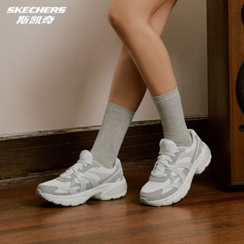 Skechers斯凯奇女闪穿运动老爹鞋
