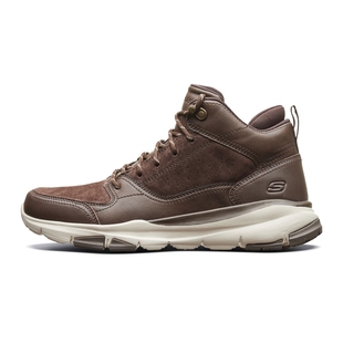 Skechers斯凯奇男鞋秋冬款复古高帮工装靴柔软缓震休闲鞋65731