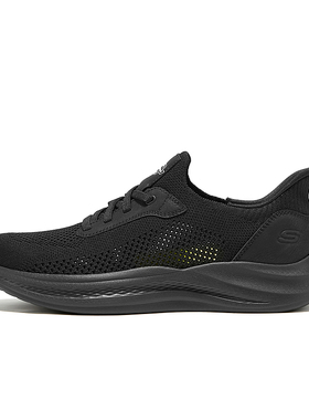Skechers斯凯奇男鞋秋冬季网面透气一脚蹬闪穿鞋运动休闲鞋211086