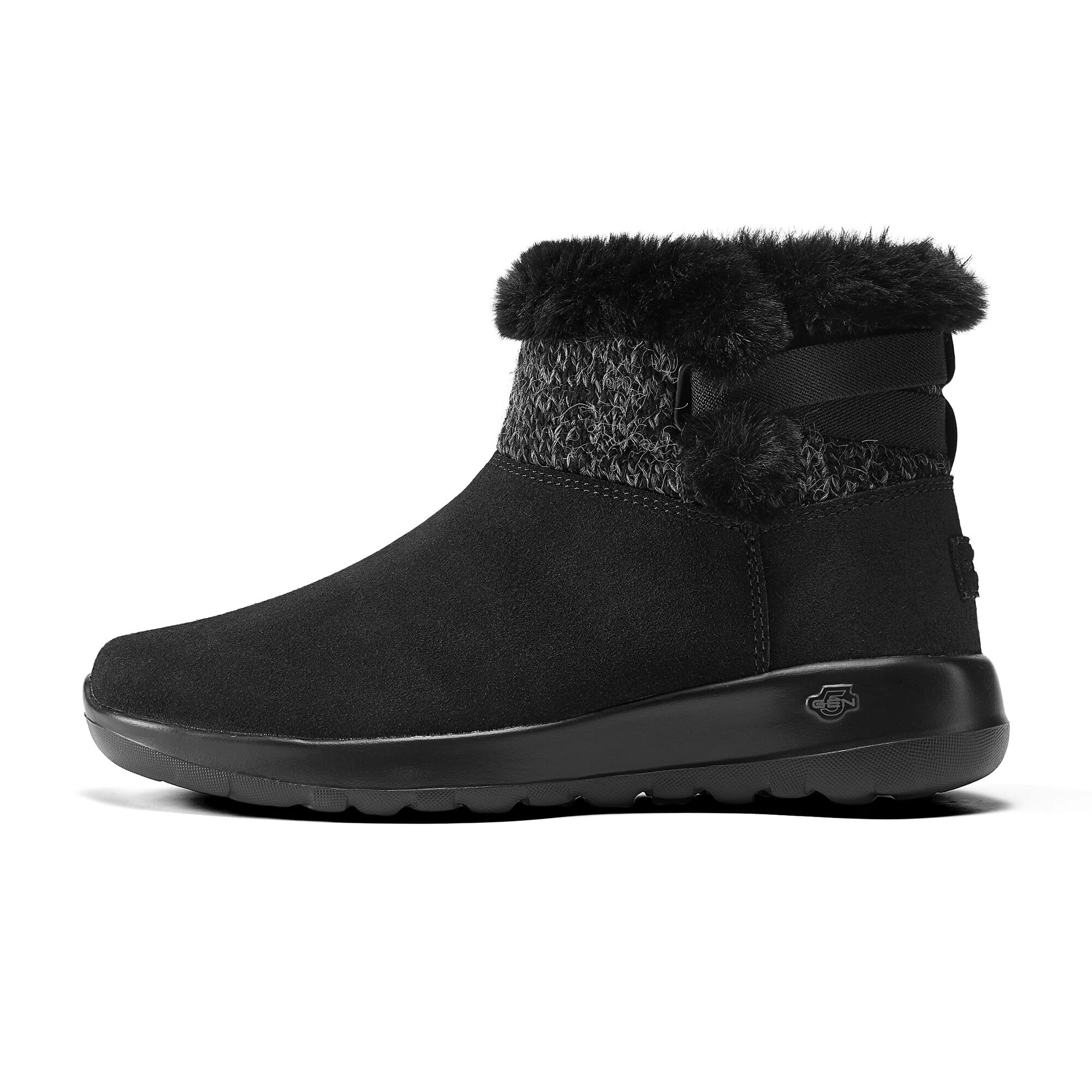 Skechers斯凯奇秋冬新款女子加绒保暖雪地靴缓震中筒马丁靴144133