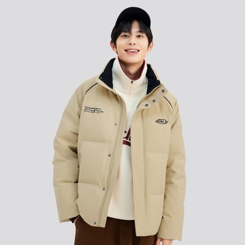 斯凯奇秋冬男女款梭织羽绒外套