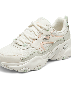 Skechers斯凯奇秋季新款女鞋轻质厚底缓震老爹鞋休闲运动鞋150521