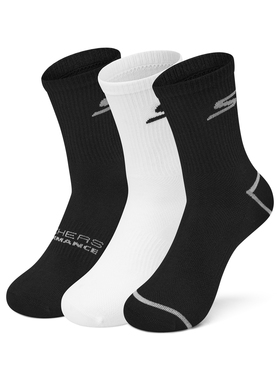 Skechers斯凯奇男女款时尚轻便透气休闲运动中筒袜P423U008(直播)