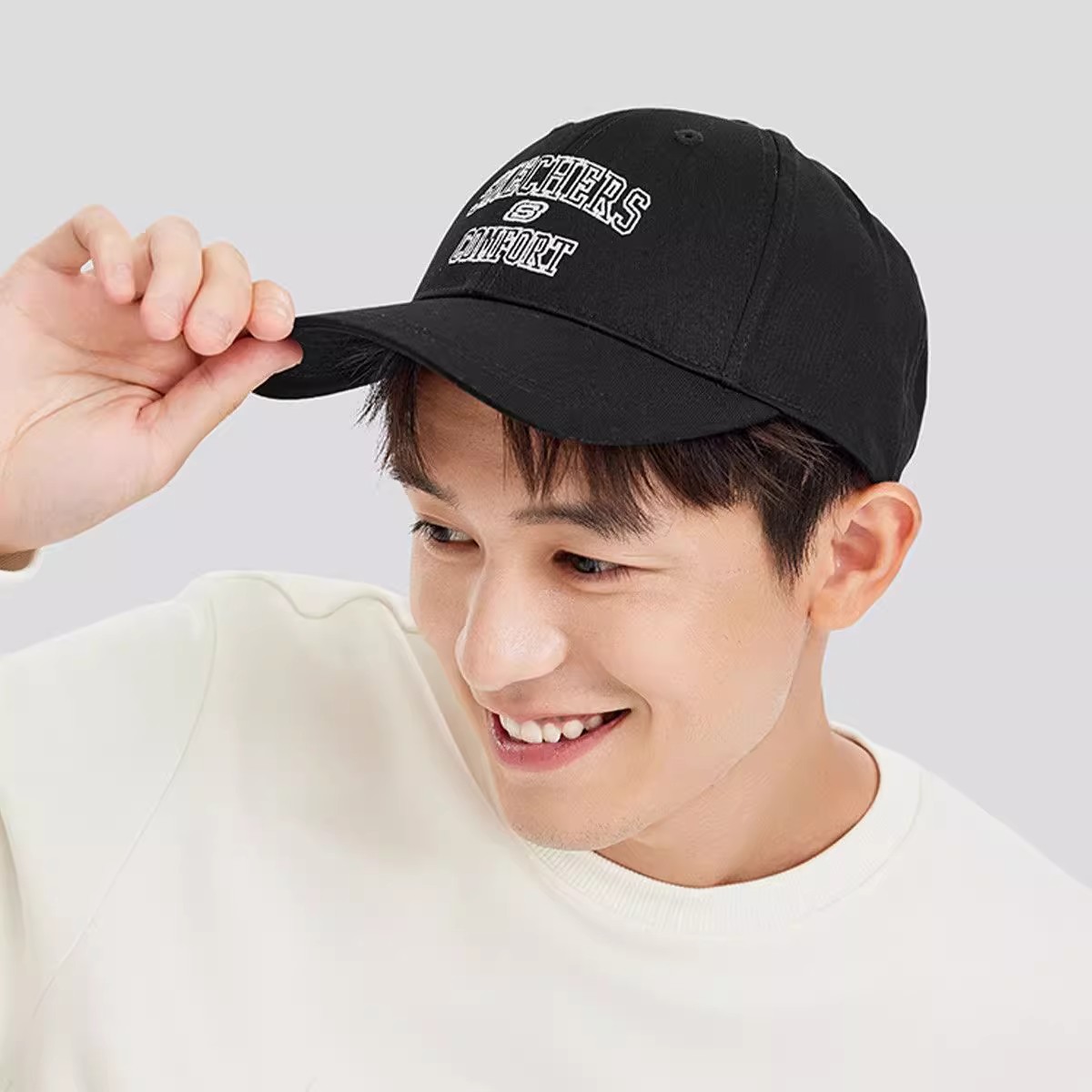 Skechers斯凯奇男女同款棒球帽