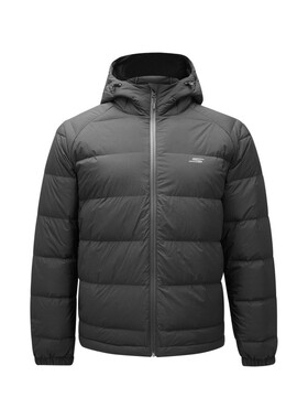 Skechers斯凯奇男士秋冬款保暖防风休闲连帽梭织羽绒外套P424M217