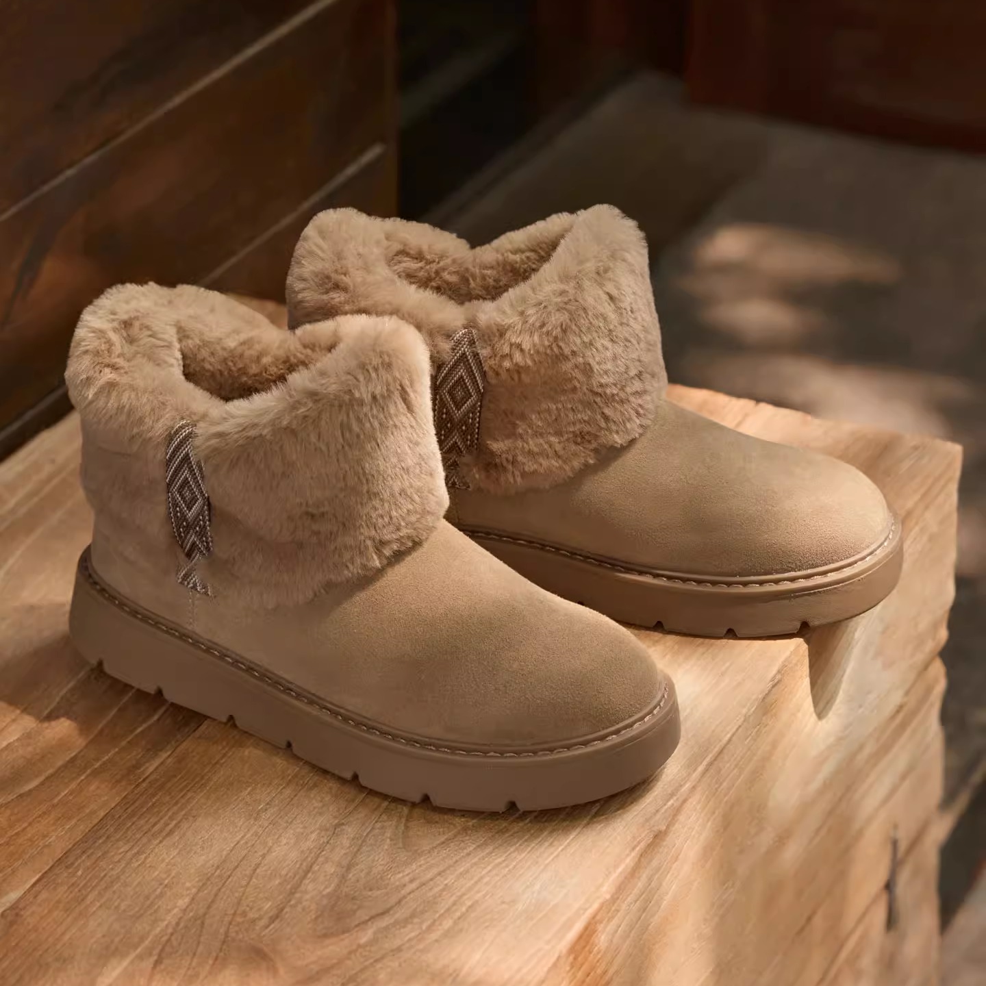 Skechers斯凯奇女鞋秋冬款雪地靴