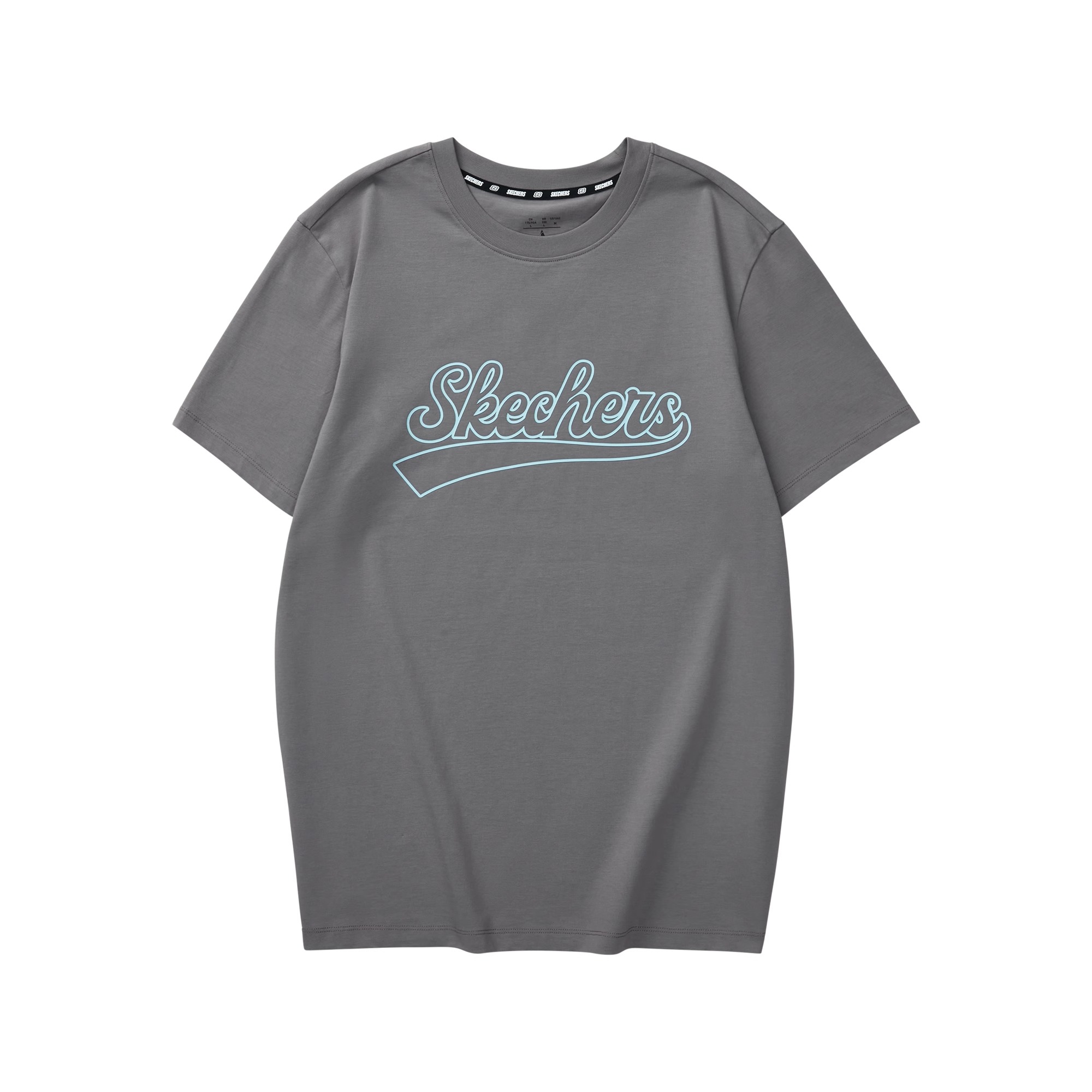 斯凯奇夏季新款透气排汗短袖T恤