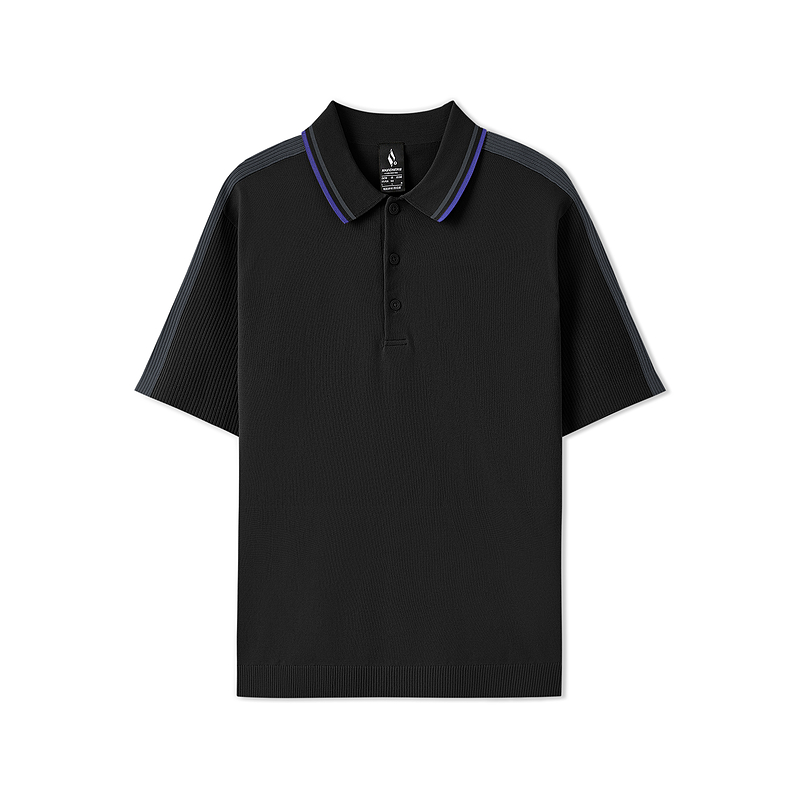 斯凯奇新款男子POLO领短袖T恤