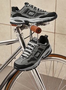 Skechers斯凯奇秋冬款男子户外厚底复古运动休闲跑步老爹鞋51241