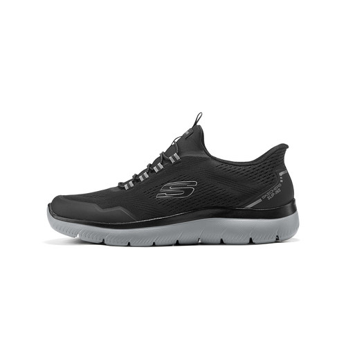 Skechers斯凯奇男网面透气闪穿鞋
