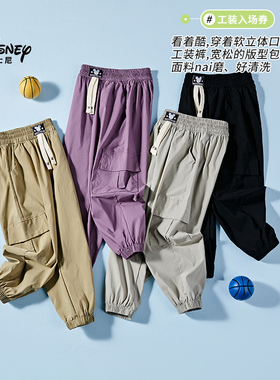 Disney/迪士尼【工装入场券】儿童春夏季工装休闲裤WXR1SK133