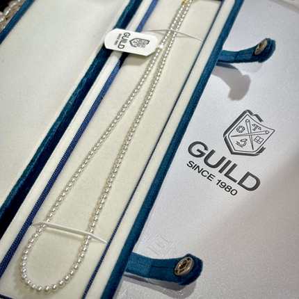 【精选】钻光Baby小米珠3-3.5mm正圆强光无瑕天然真珍珠18K真金扣