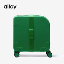 正品alloy青蛙黄绿色行李箱拉杆箱运动万向轮pc皮箱乐几21寸登机