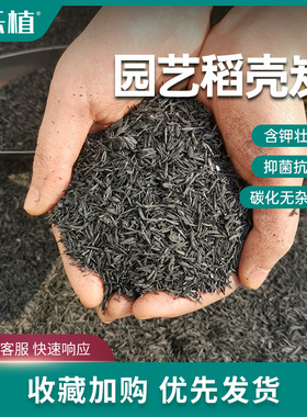 彩乐植稻壳炭颗粒熏碳谷壳碳草木灰铁线莲园艺生物炭配土专用介质